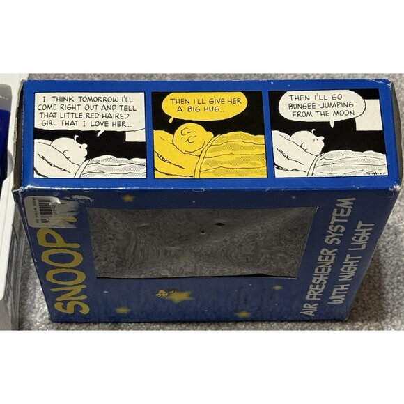 SNOOPY Air Freshener System With Night Light 1995 RETIRED RARE New And Unused! - Picture 3 of 13